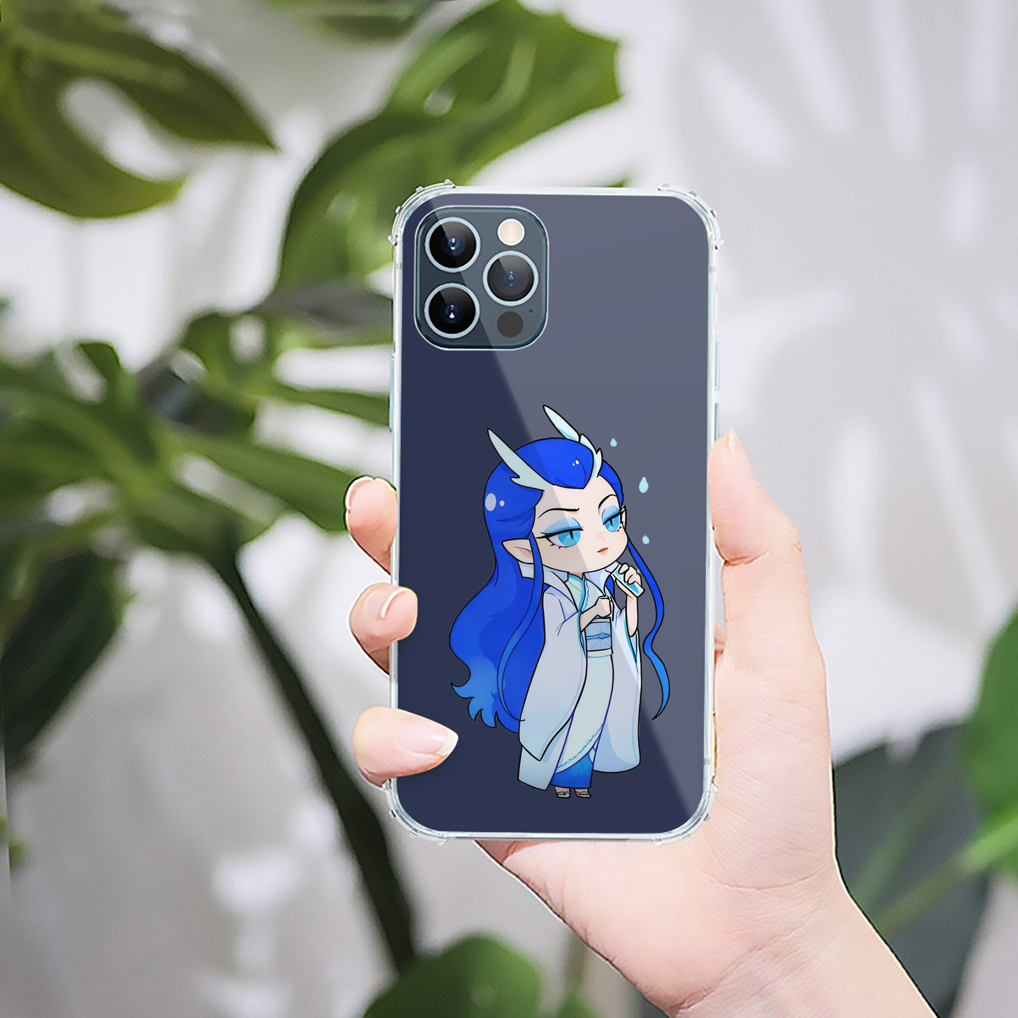 （画像用） Ne Zha 2 ナタ 魔童の大暴れ 【iPhone 12シリーズ対応】透明スマホケース（クリアソフトケース）